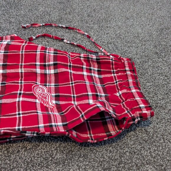 Detroit Red Wings Men's Flannel Pajama Pants - Picture 3 of 4